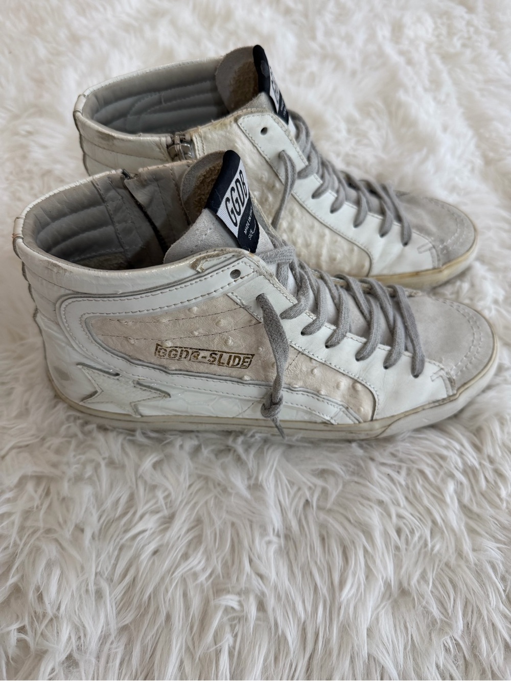 Golden Goose GGDB Slide High-Top Sneakers
- Size 39 US 9